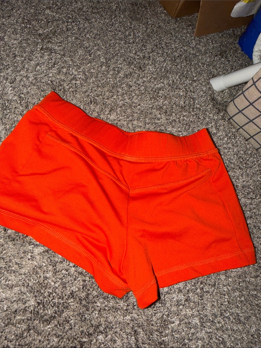 Hooters Orange Athletic Logo Shorts - Picture 3 of 4